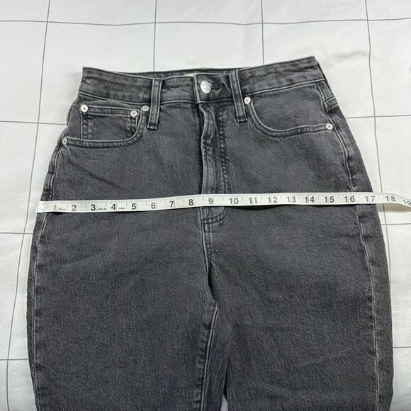 Madewell Jeans Womens 26 Washed Black Curvy Perfect Vintage Lunar High Rise - Picture 8 of 12